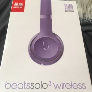 Beats solo 3 purple